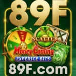 89F Game home screen and features overview showing bonuses, rewards, VIP levels, and available games