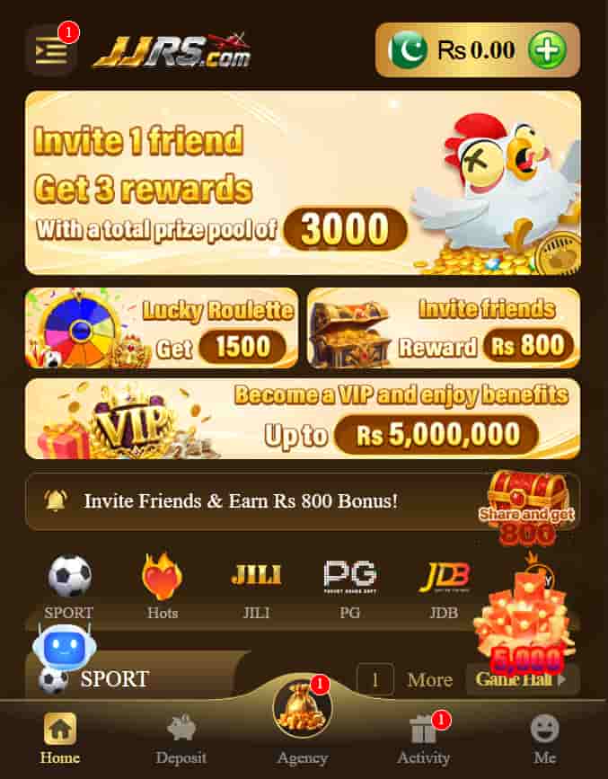 JJ-RS-Game-home-screen-dashboard