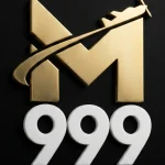 M999 app overview showing home screen, live sports, and games interface